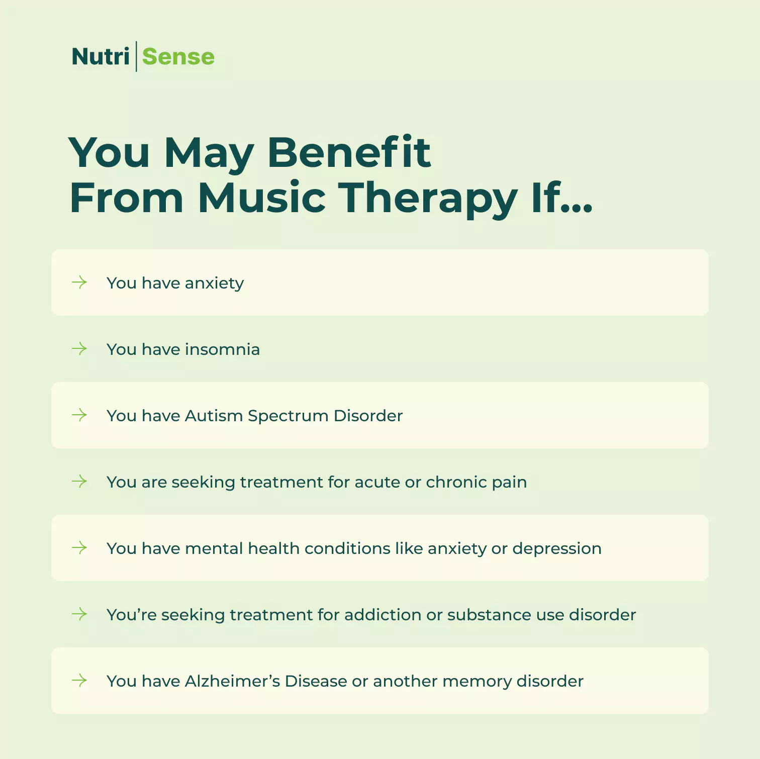 a diagram of music therapy benefits