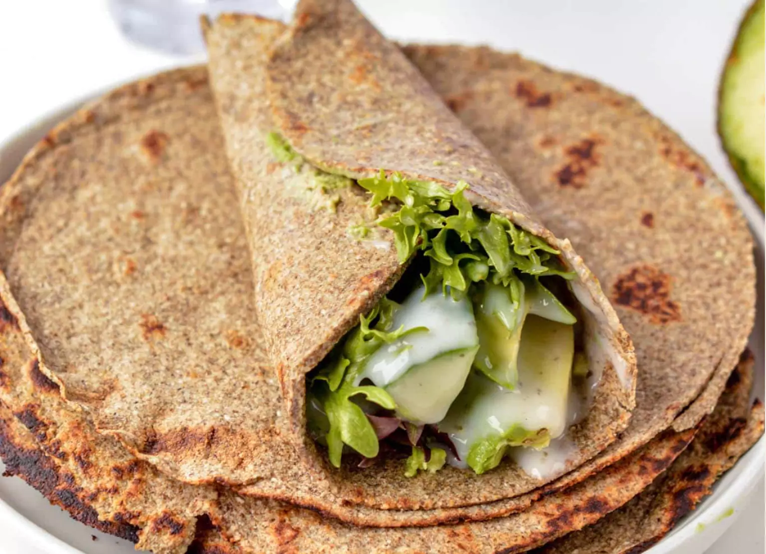 a tortilla wrap