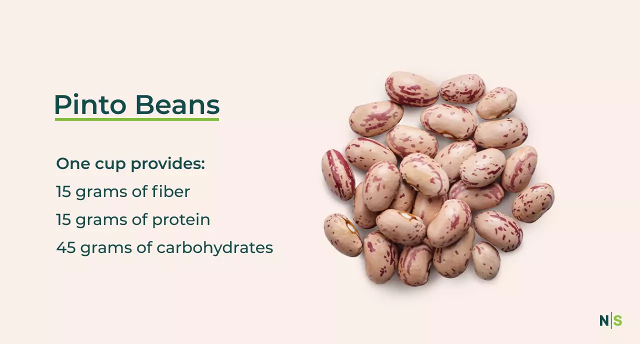 The nutritional content of pinto beans