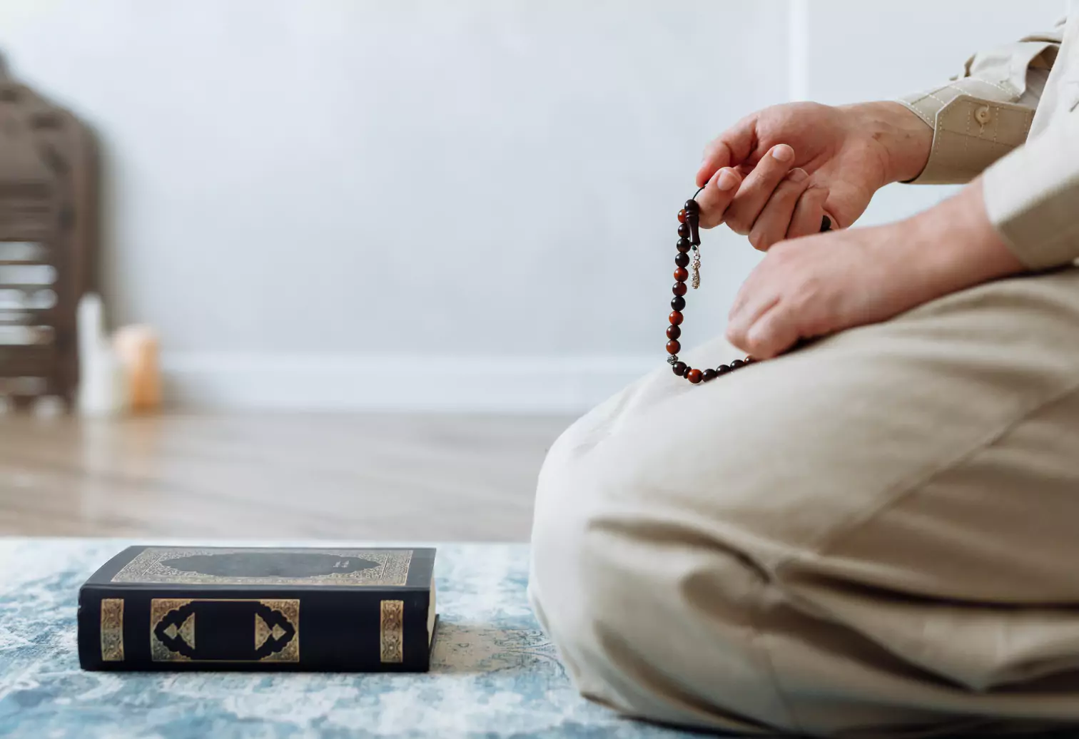 a person praying 