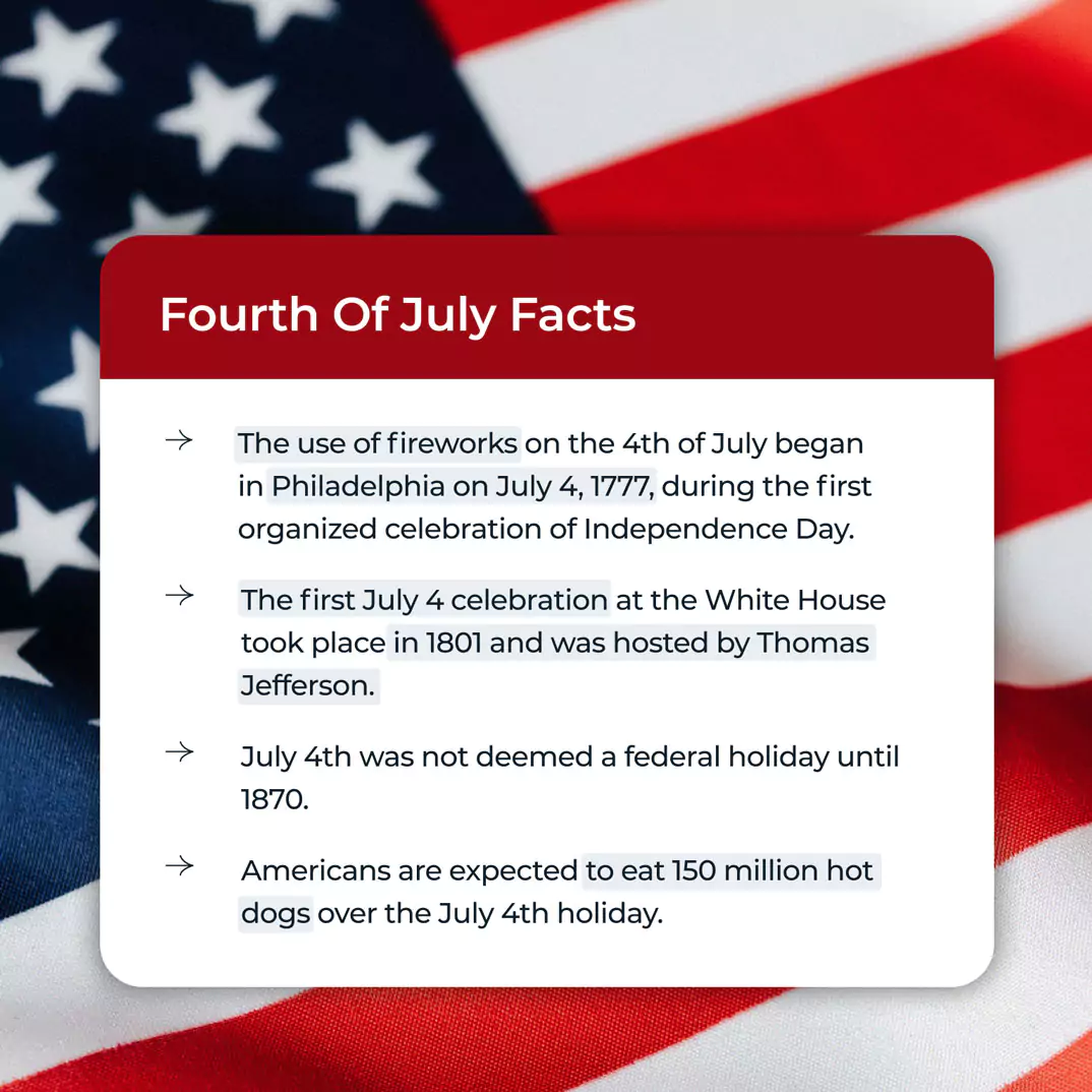 fourth of July facts