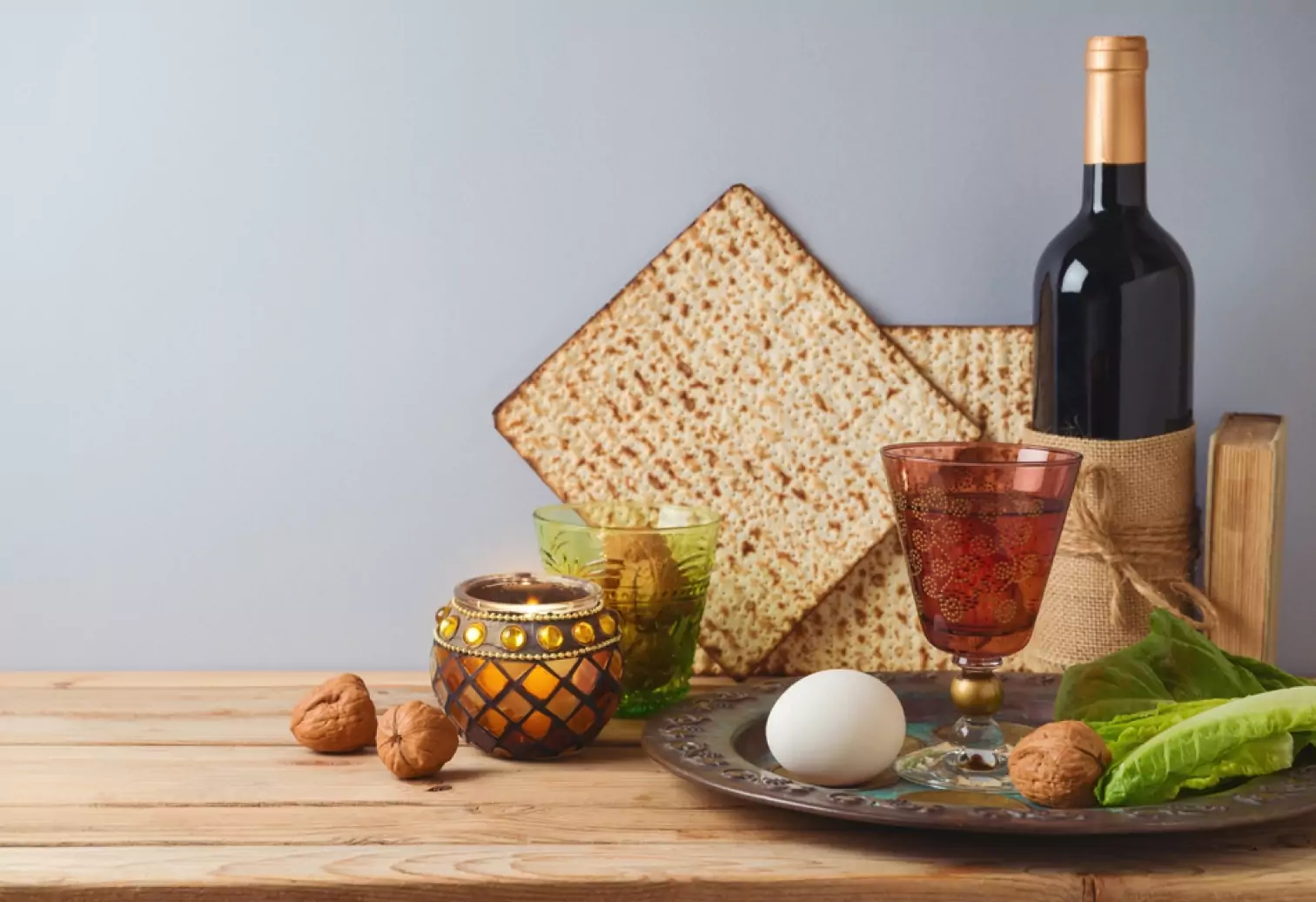 matzoh and wine