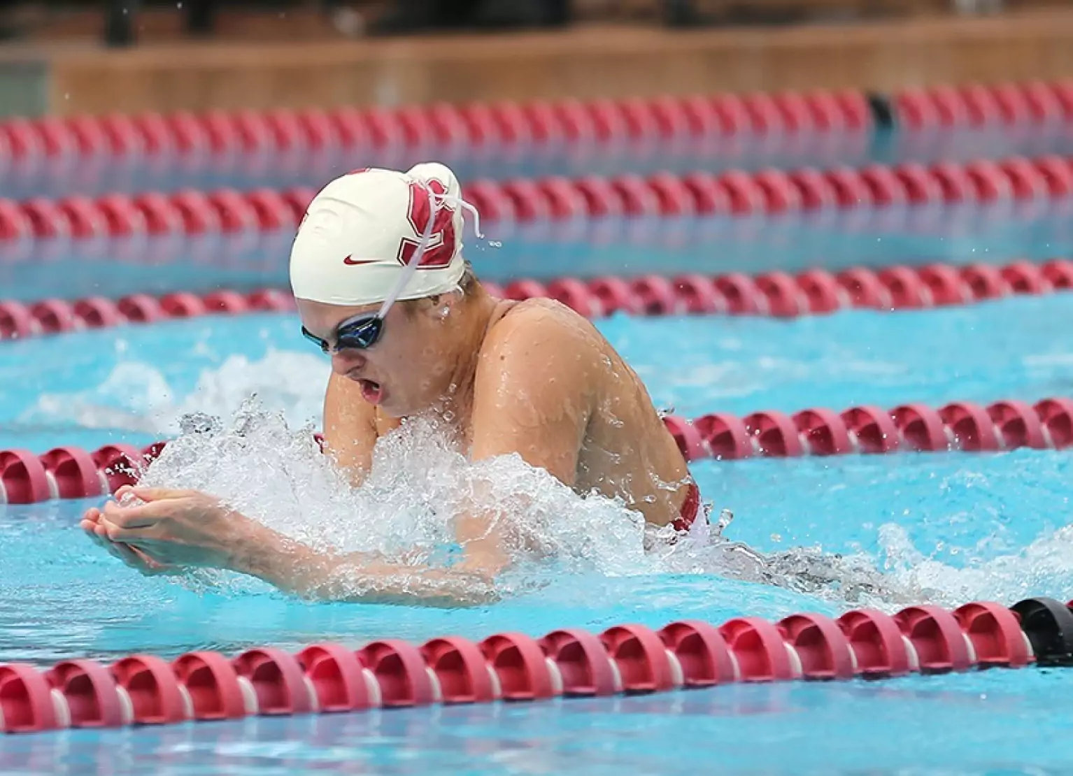 Katie Olsen swimming