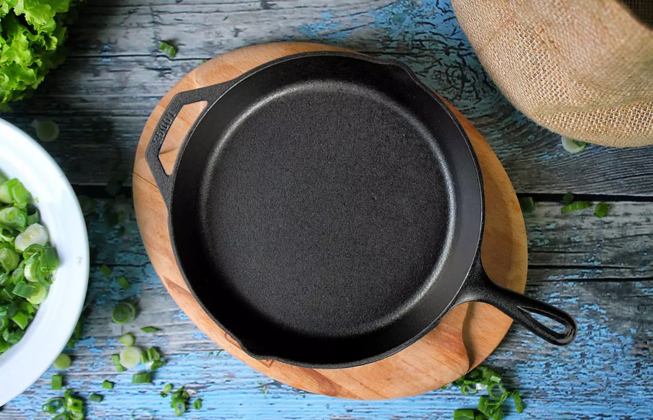 A Cast-Iron Skillet