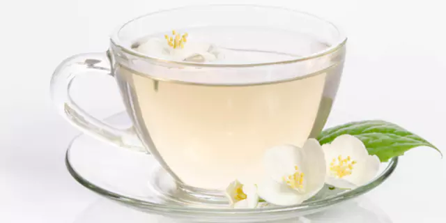 a cup of white tea 