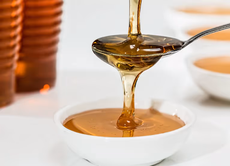 a spoonful of agave nectar