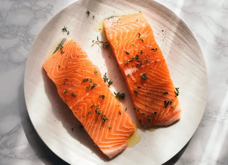 Salmon fillets