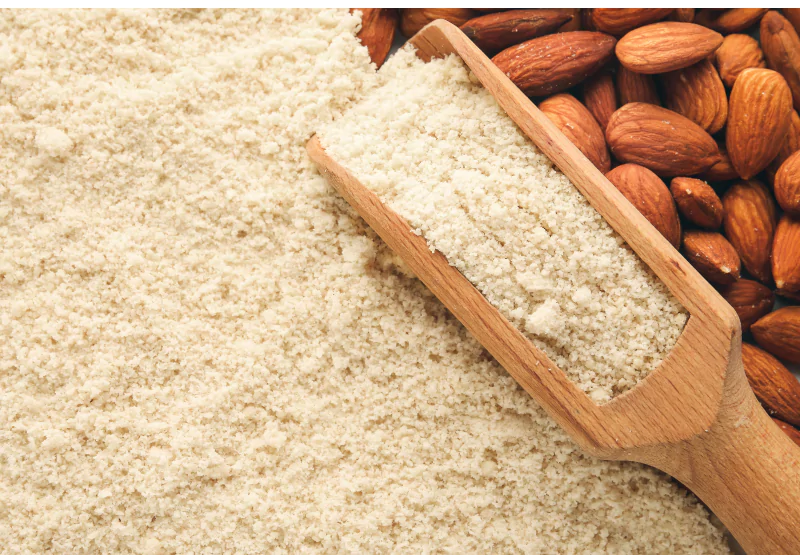 almond flour and almonds