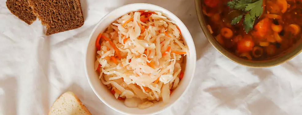 a bowl of Sauerkraut