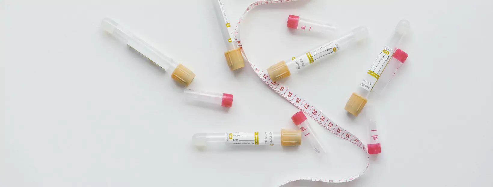 a few test tubes
