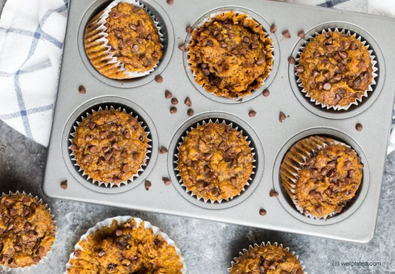 almond flour pumpkin muffin