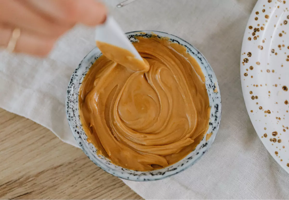 Nut butter in a bowl