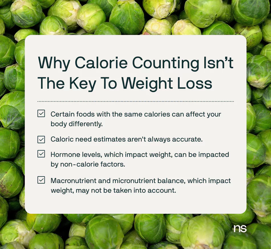 Reasons calorie counting isn't the key to weight loss