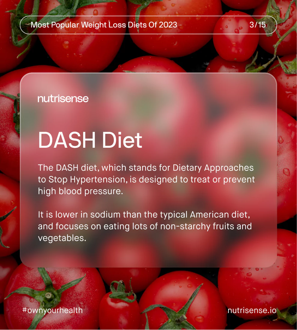 facts about the dash diet