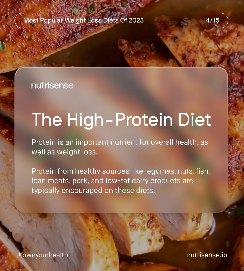 facts about the high protein diet