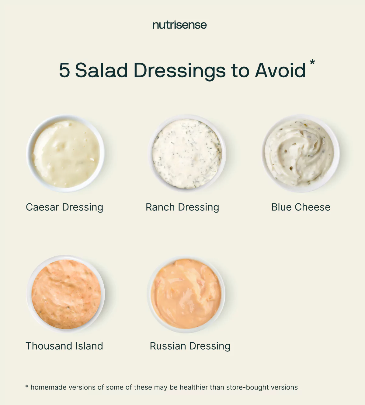 5 types of salad dressing to avoid