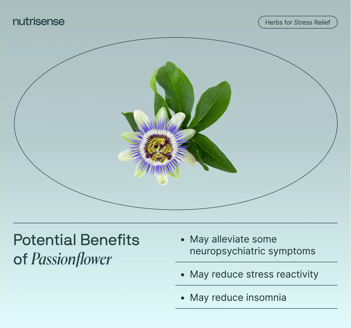 benefits of passionflower for stress