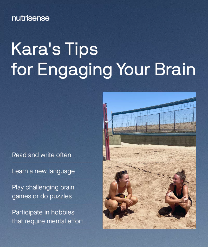 kara's tips for engaging your brain