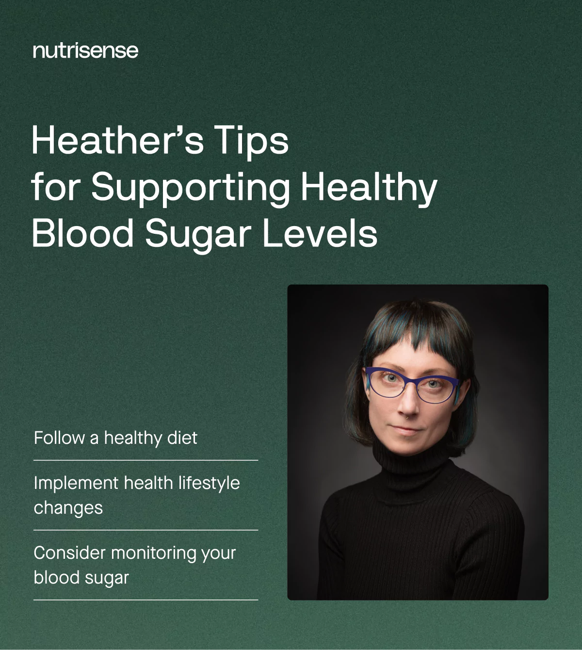 heather's tips for blood sugar regulation with pcos