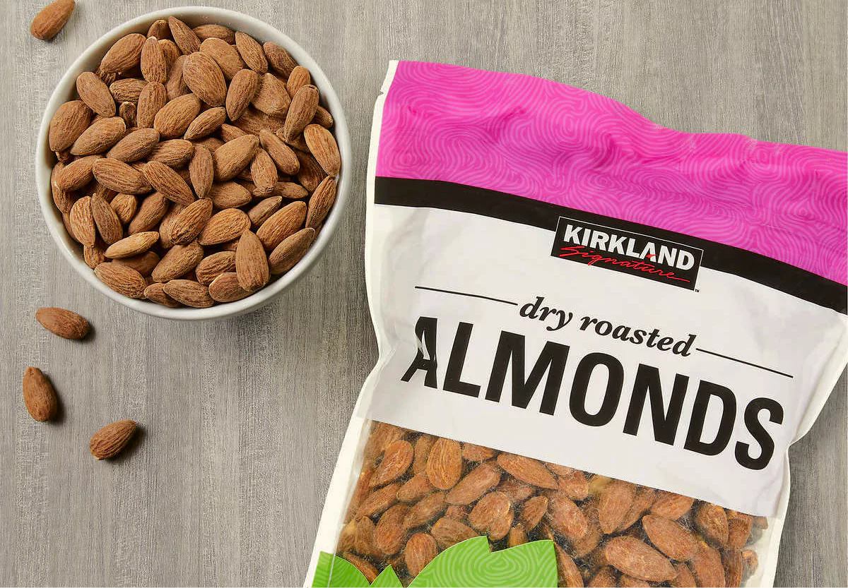 kirkland dry roasted almonds