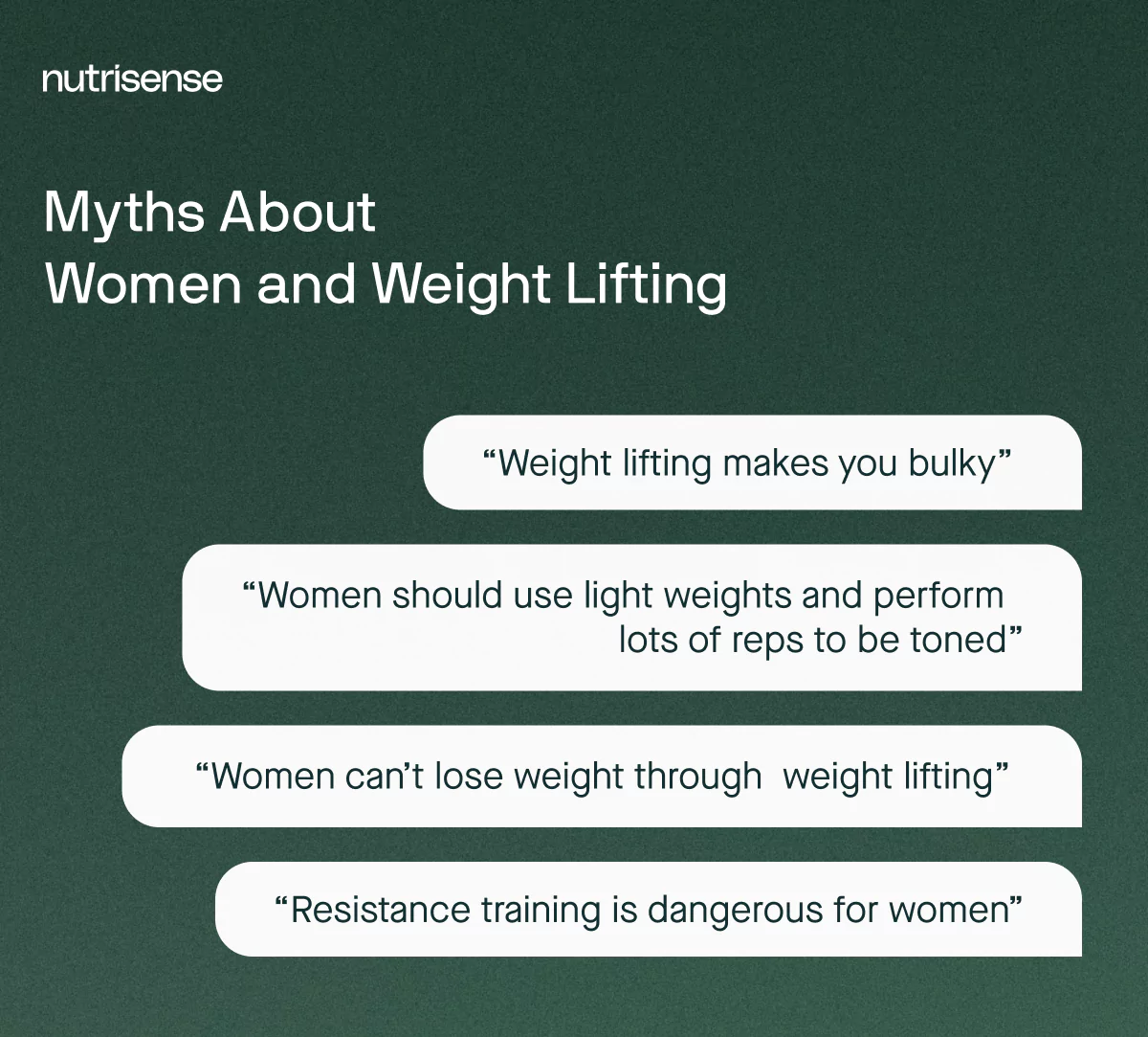 myths about women and weight lifting