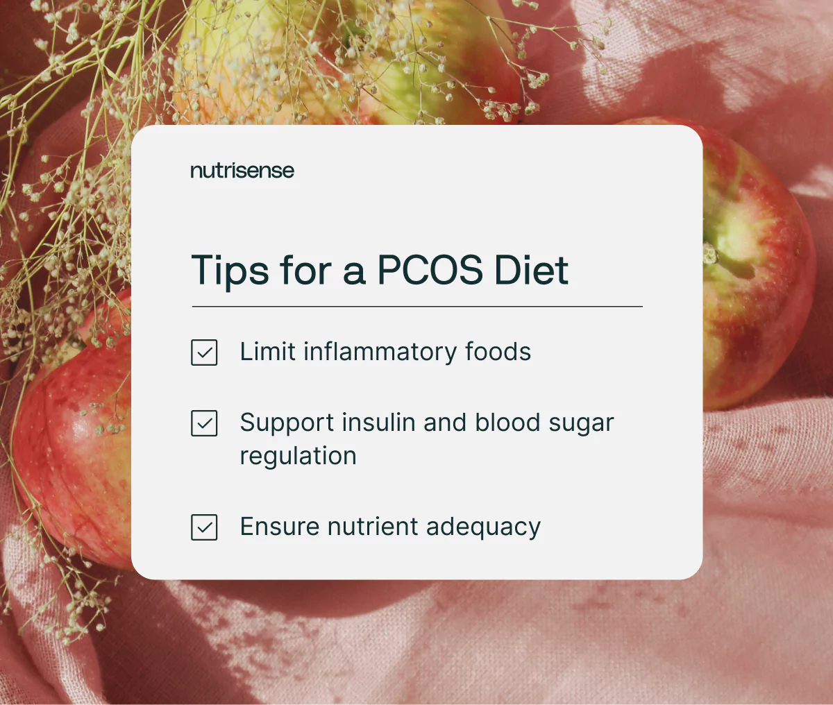 tips for a pcos diet