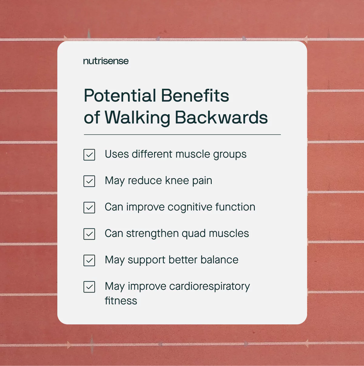 list of potential benefits of walking backwards