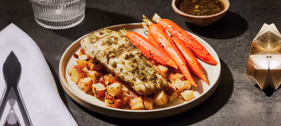 a factor meal on a plate