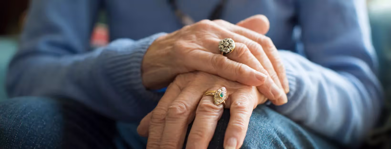 hands of an older person