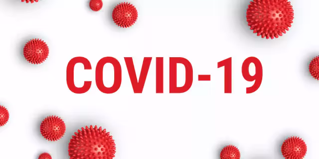 words "Covid-19"
