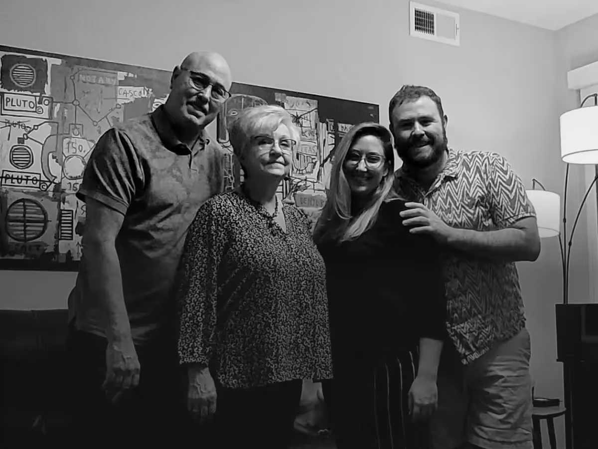 Logan with his family