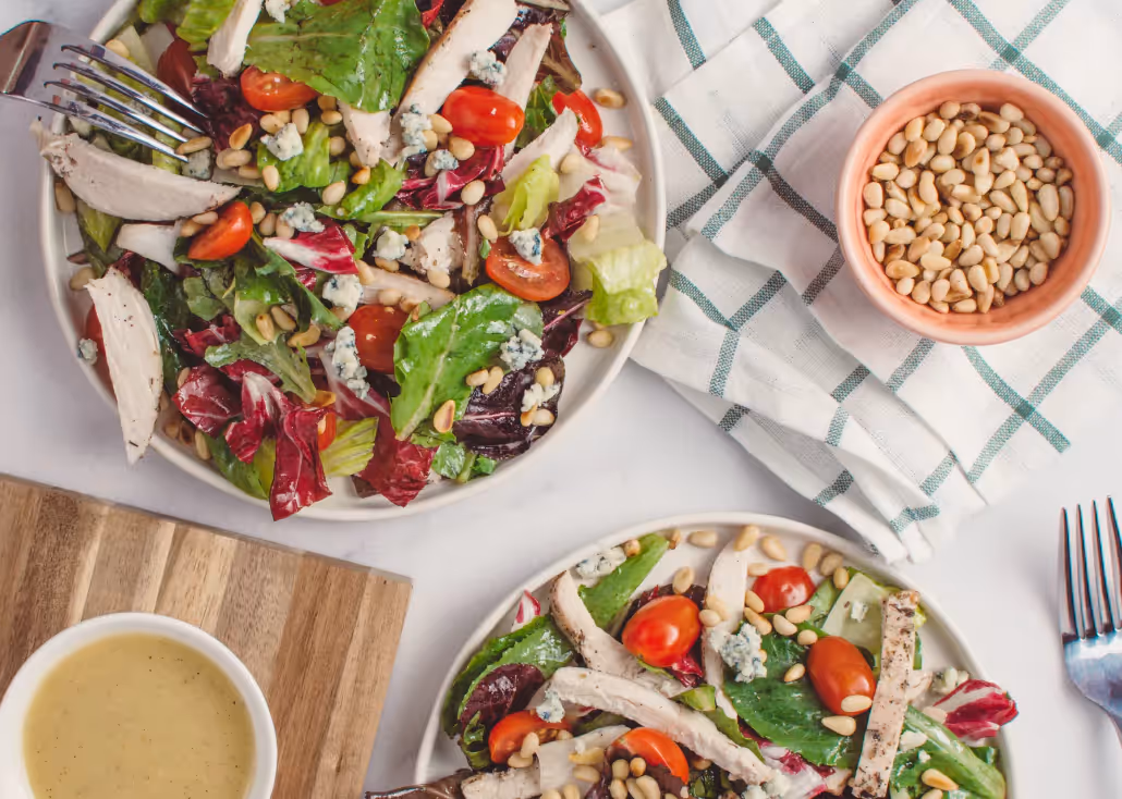 a chicken salad plate