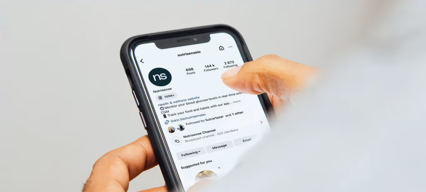 someone using the nutrisense facebook group