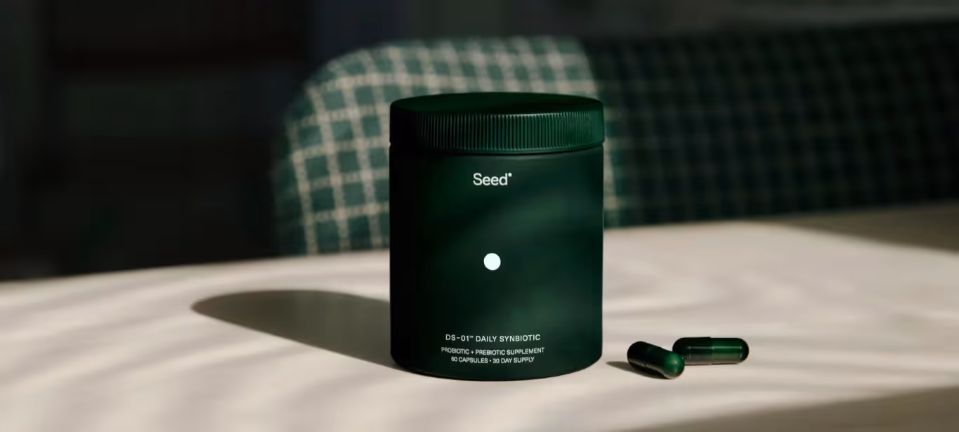 a container of Seed daily synbiotic