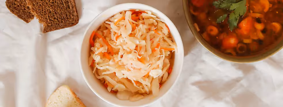 a bowl of Sauerkraut