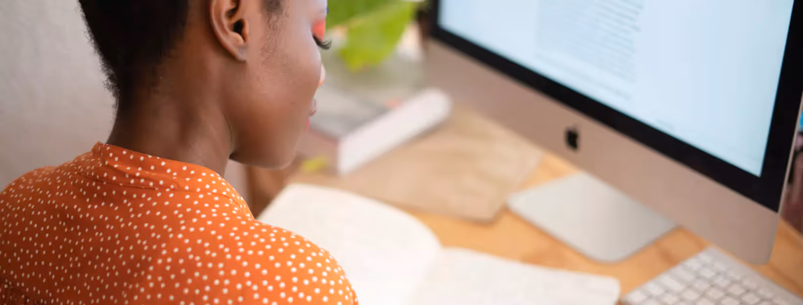 a person working on a computer