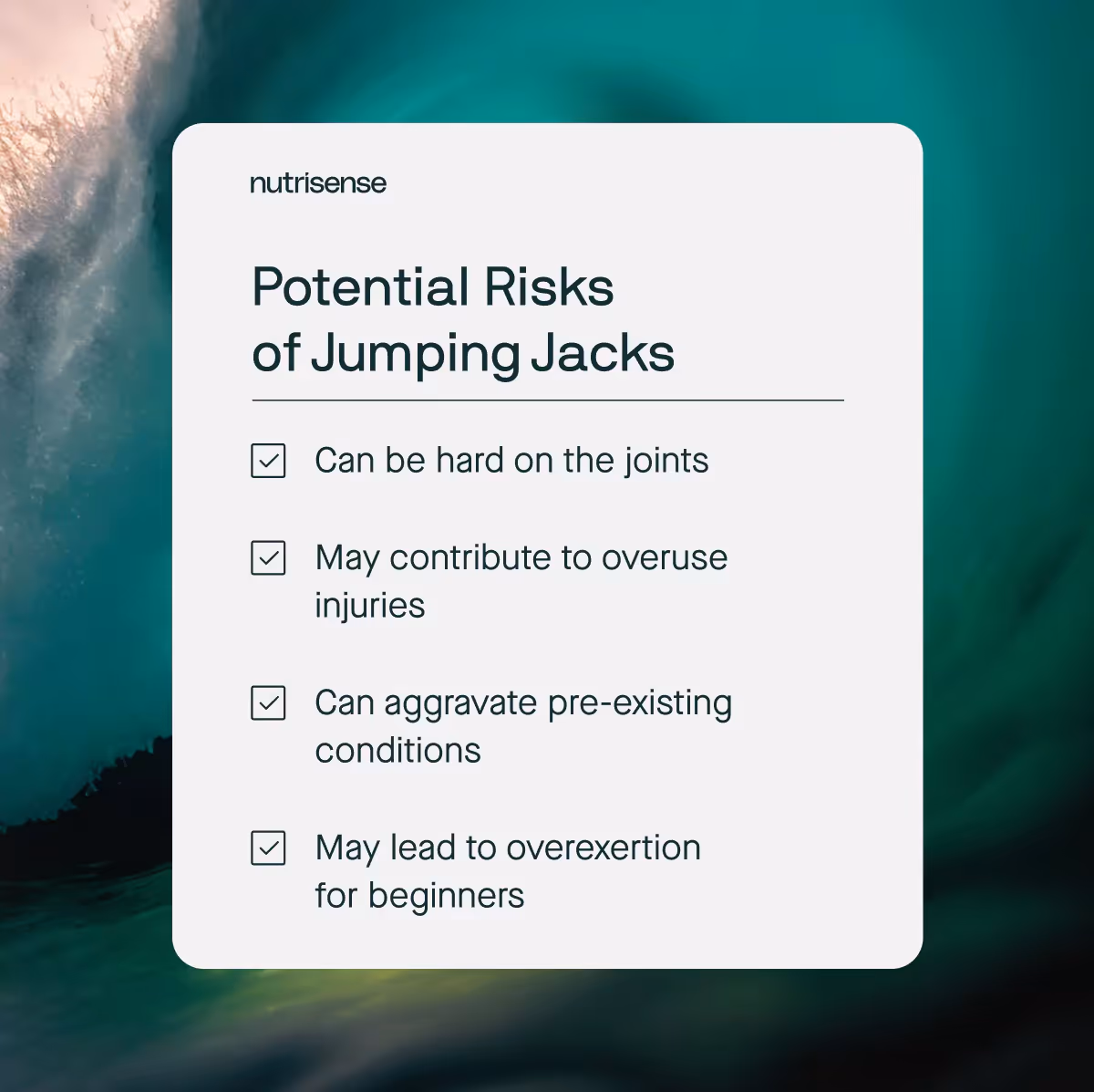 jumping jack potential risks