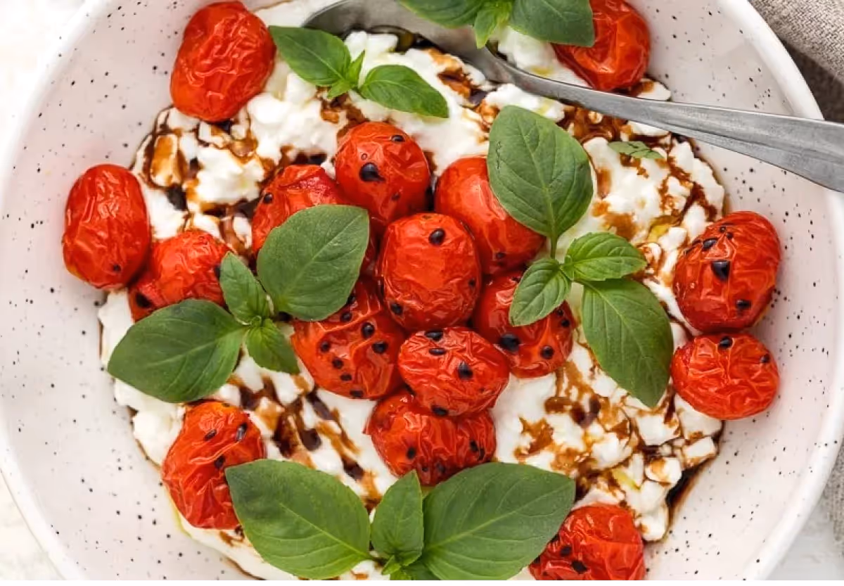 Cottage Cheese Caprese Bowl