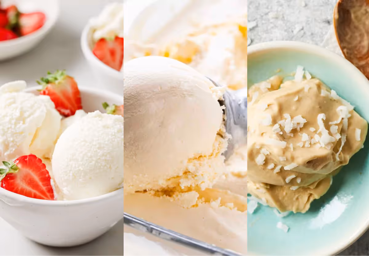 homemade healthy ice cream