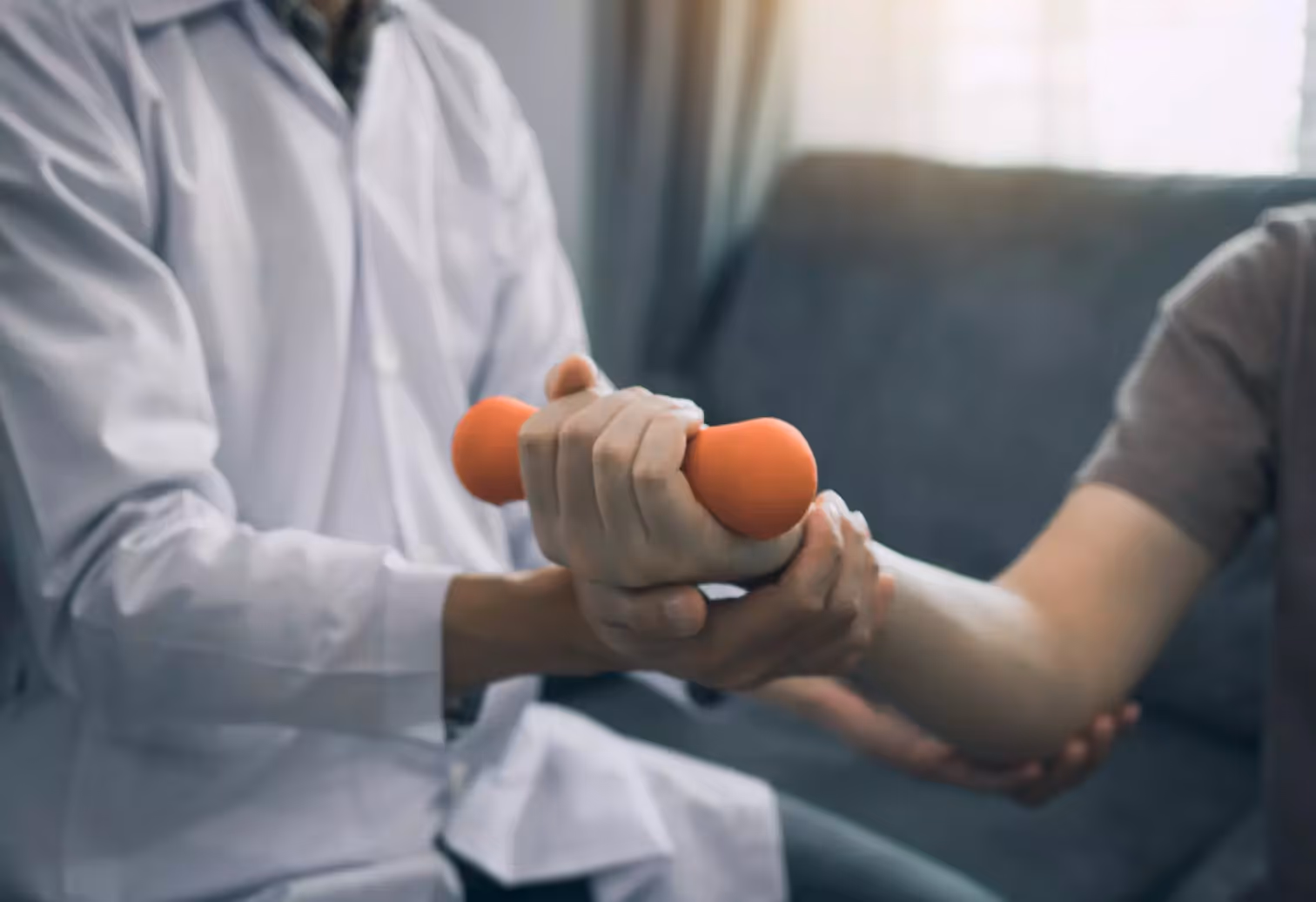 someone doing wrist exercises