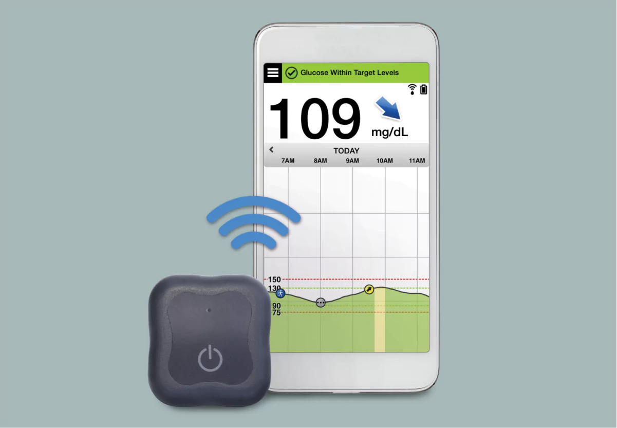 the senseonics blood sugar app
