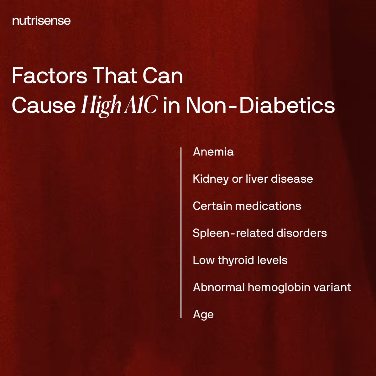 factors that lead to high a1c levels in non diabetics