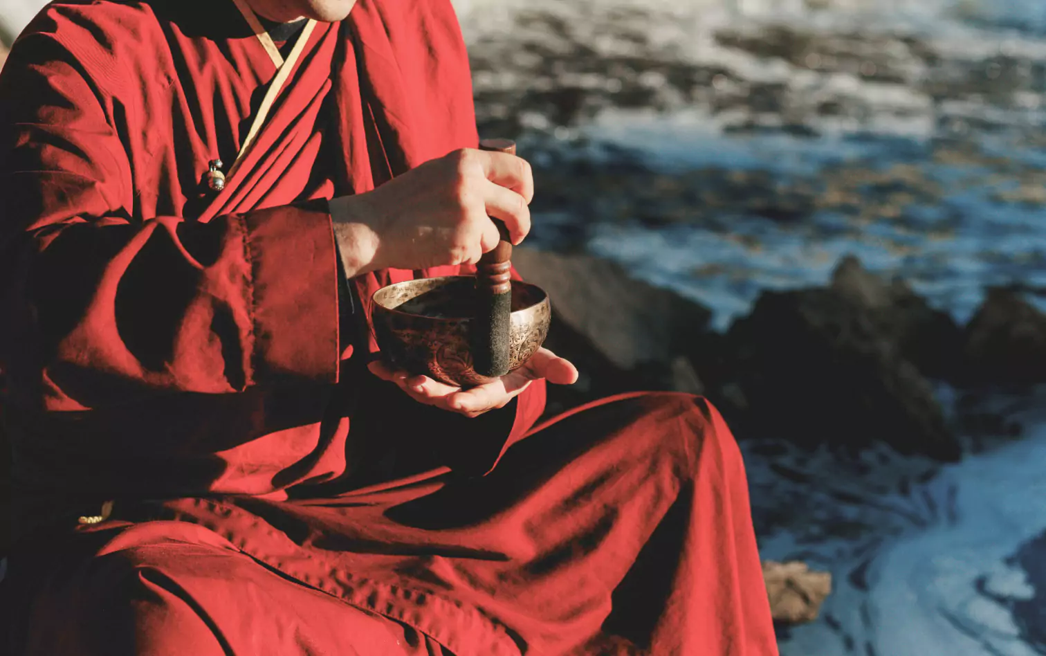 a person performing an Ayurveda procedure