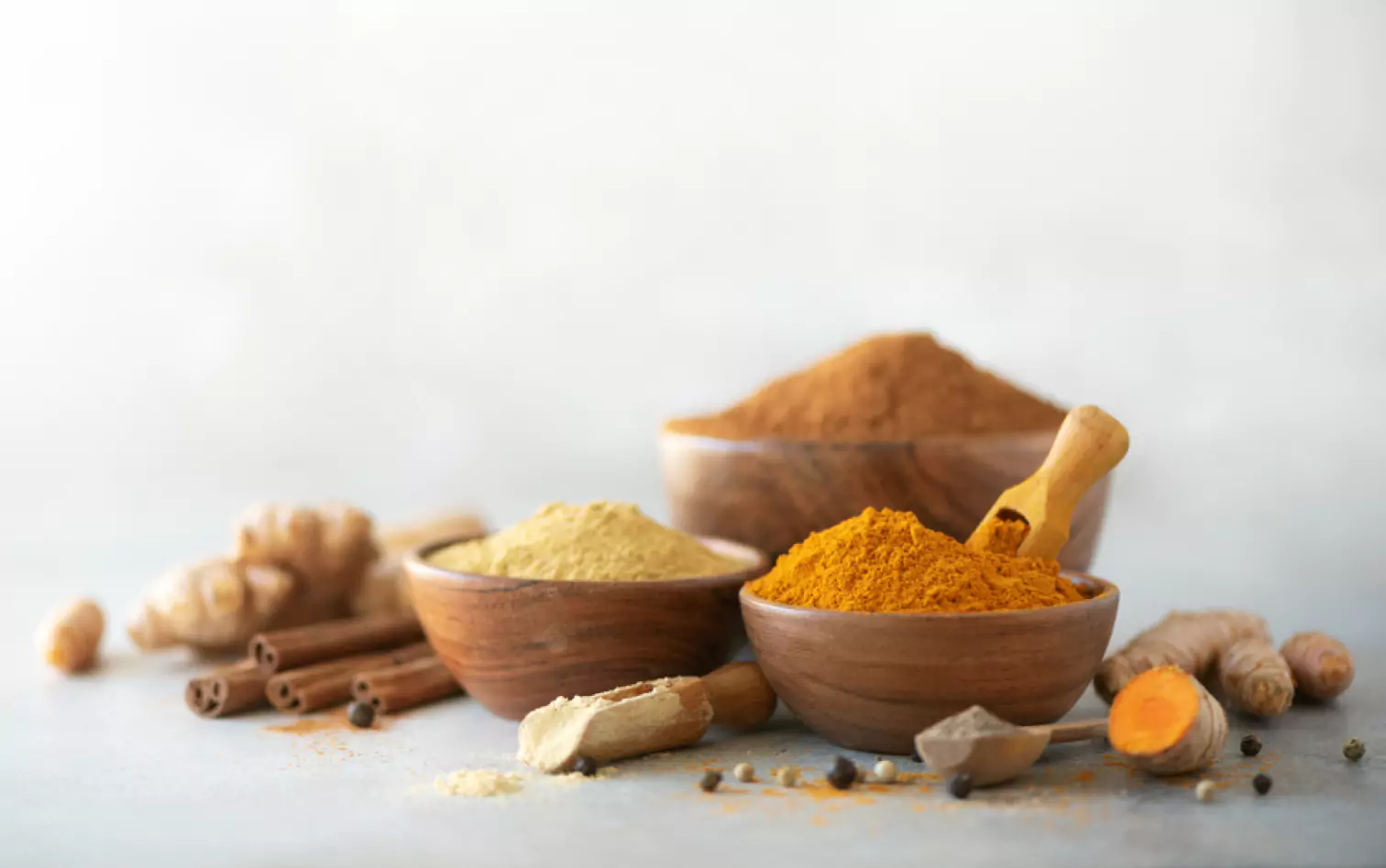 a bowls of turmeric