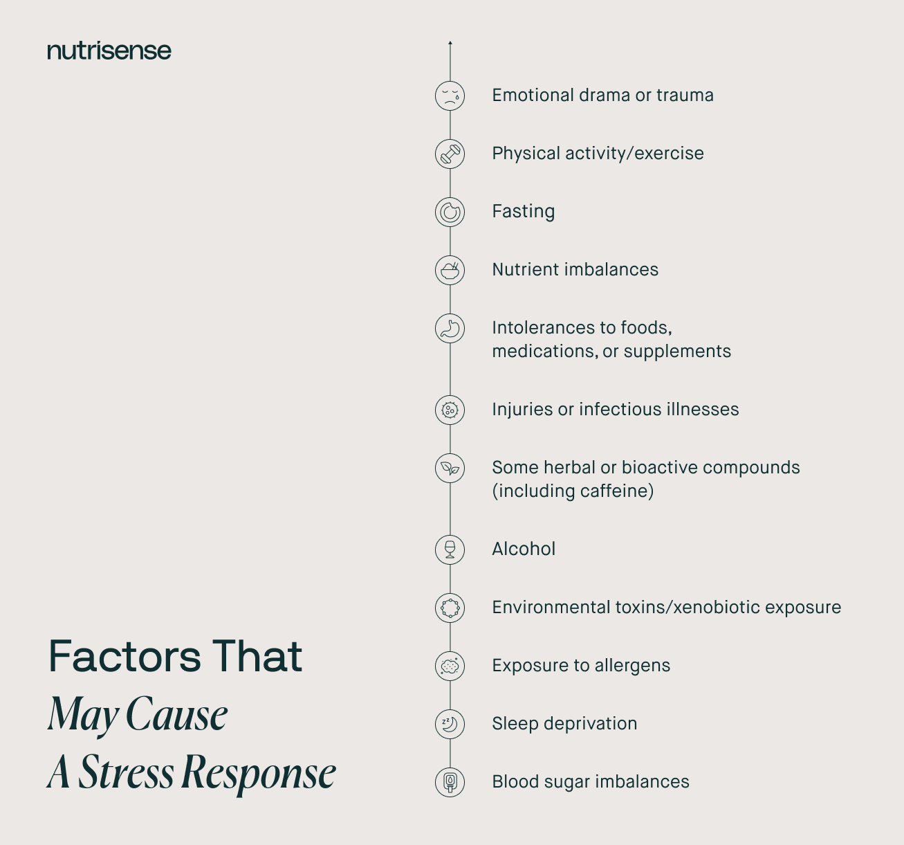 factors that can cause stress list