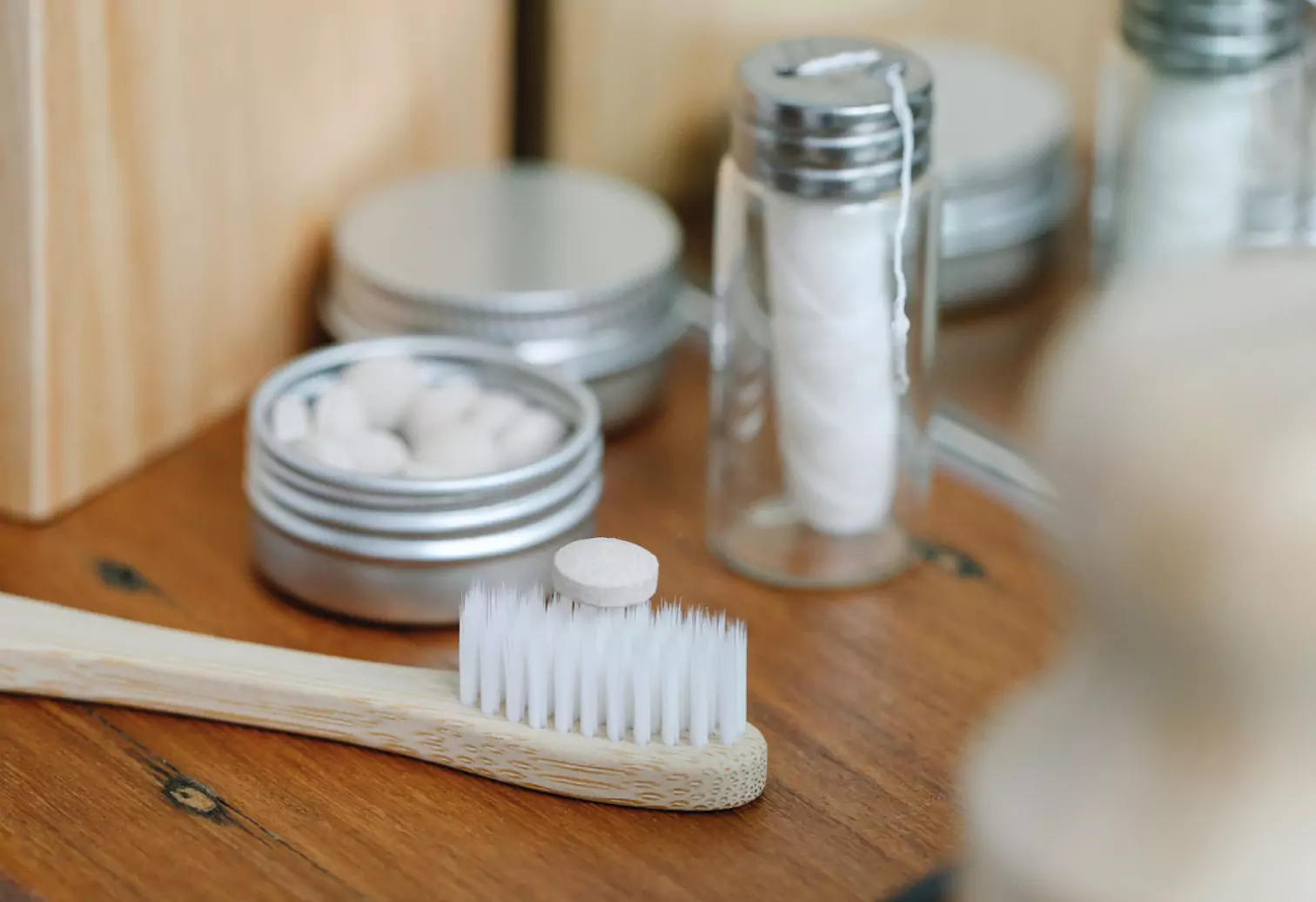 a toothbrush