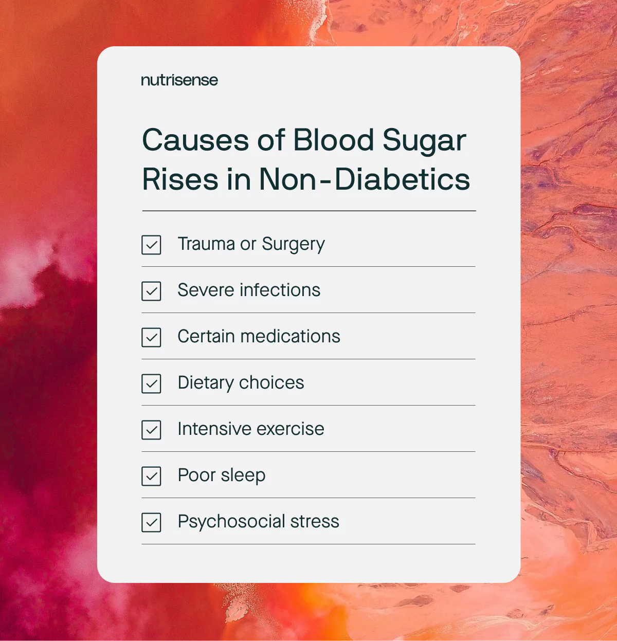 causes of high blood sugar in non diabetics