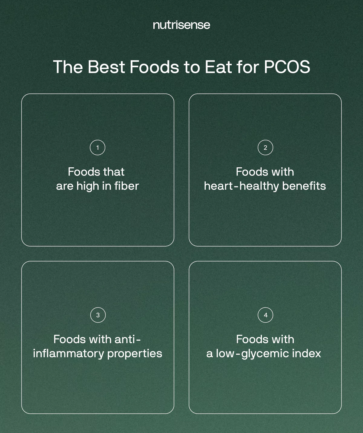 the best foods to eat for pcos