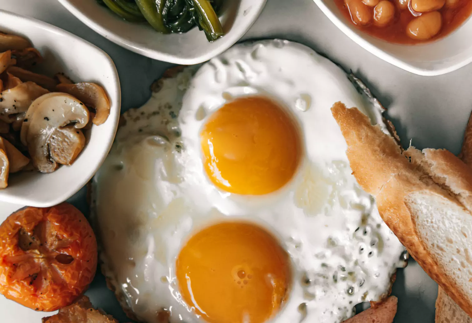 fried eggs