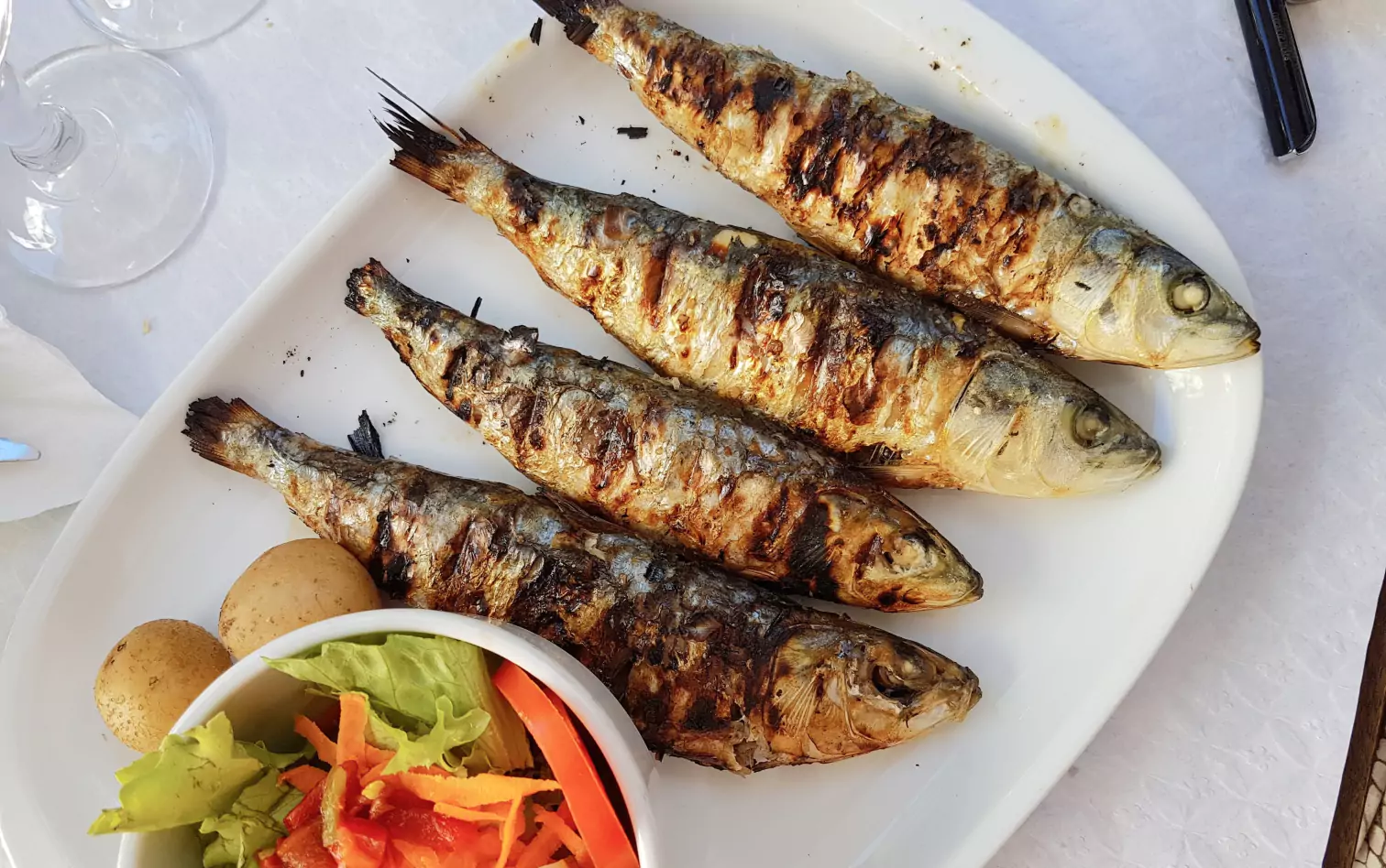 baked sardines